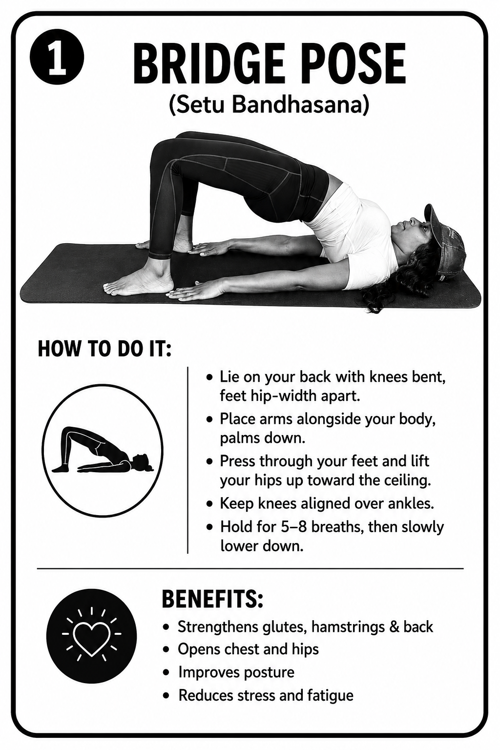 Bridge Pose (Setu Bandhasana)